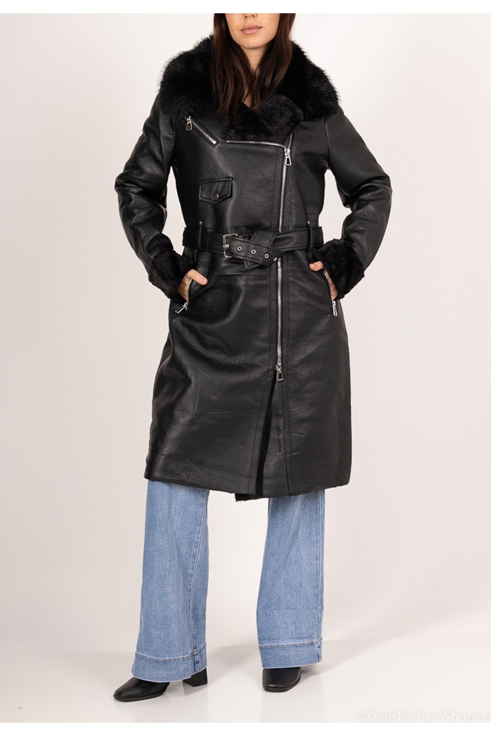 Manteau noir pas cher hotsell